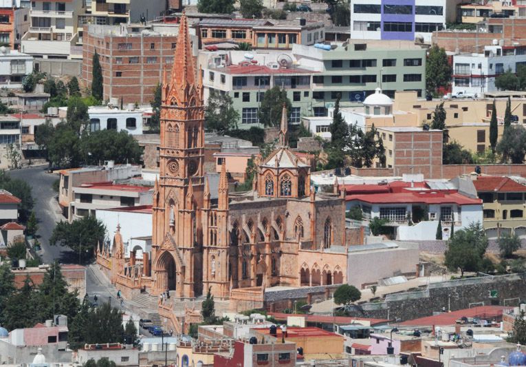 Parroquia de Nuestra Señora de Fátima en centro de Zacatecas