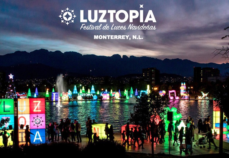 LUZTOPIA, Festival de luces navideñas en Monterrey